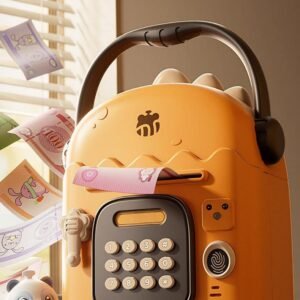 Kids’ Piggy Bank – One-Way Deposit Only / Password Safe / Face & Fingerprint Recognition