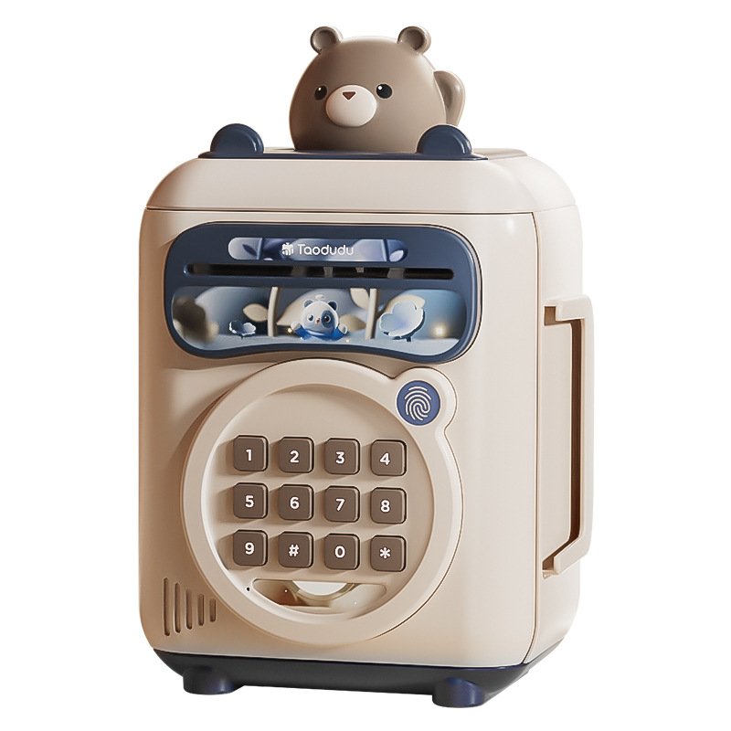 Children’s Savings Piggy Bank – Safe Design with Fingerprint & Password - Image 2